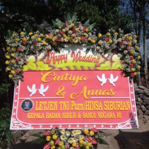 Karangan Bunga Wedding